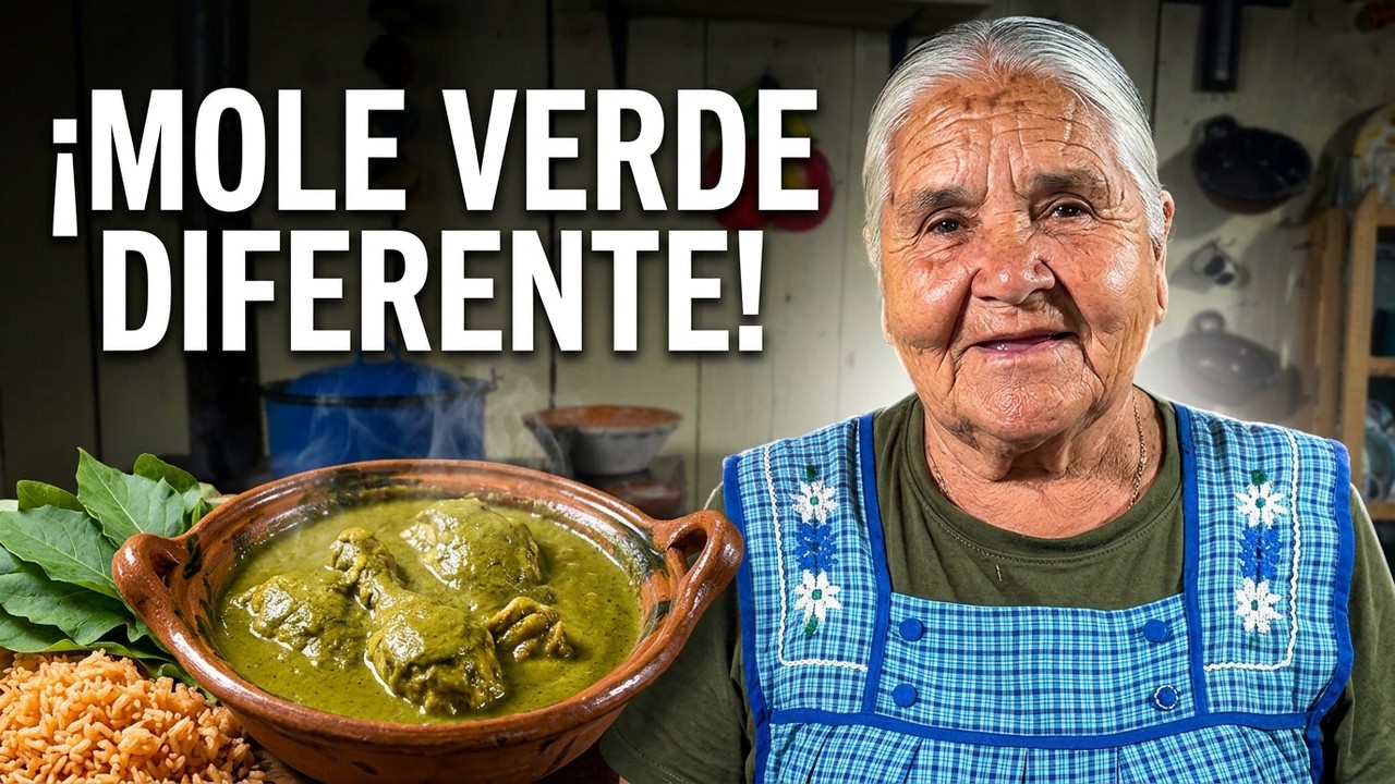 Mole Verde Diferente y Bien Sabroso De Mi Rancho A Tu Cocina