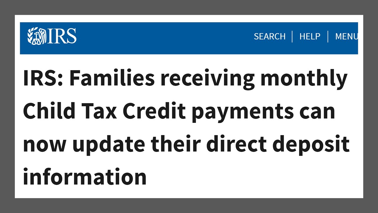 Child Tax Credit Portal Ct