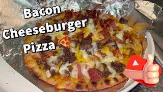 How To Make A Bacon Cheeseburger Pizza 🍕