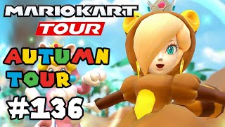 Mario Kart Tour: NEW Tanooki Rosalina in Autumn Tour - Gameplay Walkthrough Part 136