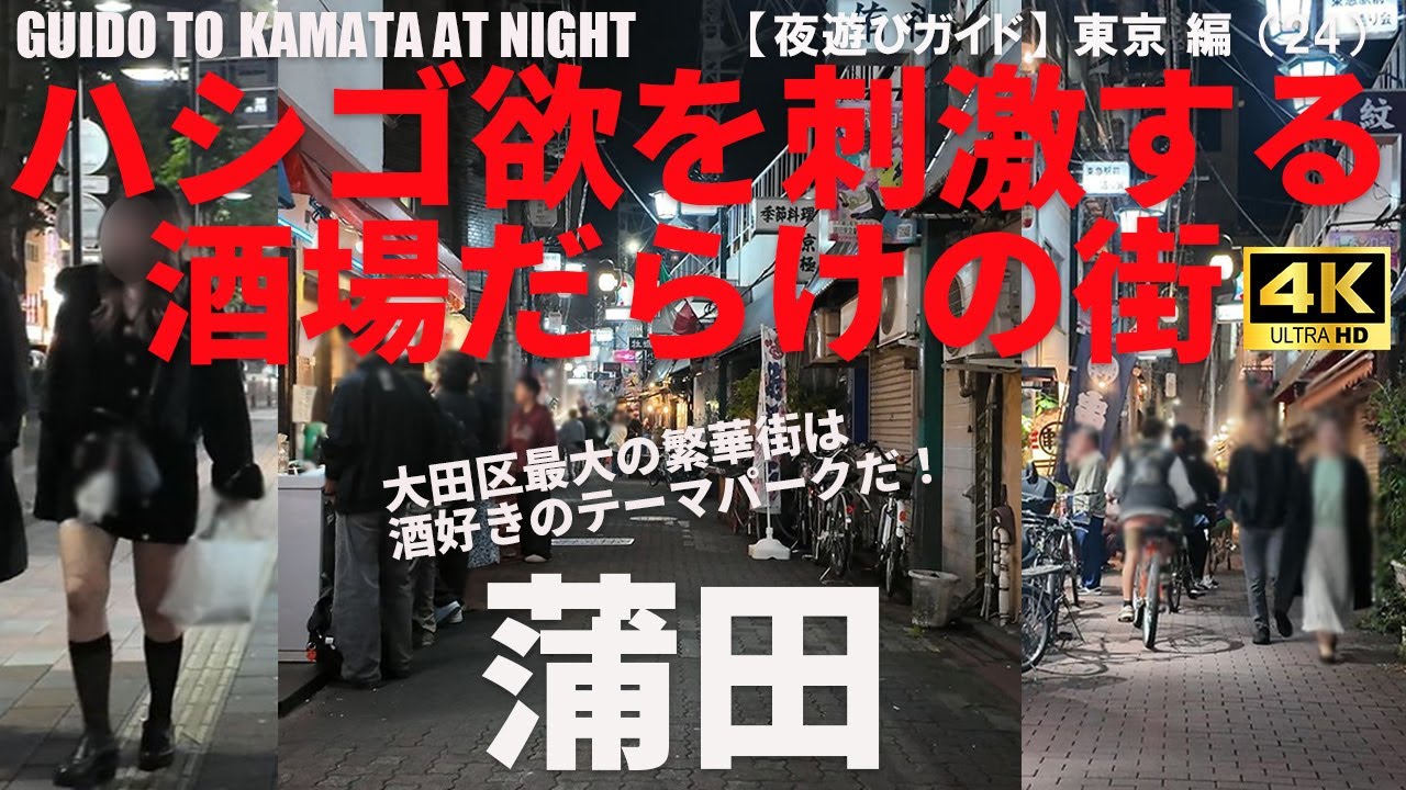 【蒲田】東京・蒲田駅周辺の夜遊びエリア攻略ガイド/GUIDO TO KAMATA AT NIGHT/2025年11月/東京 編（24）/4K 日本・東京街歩き