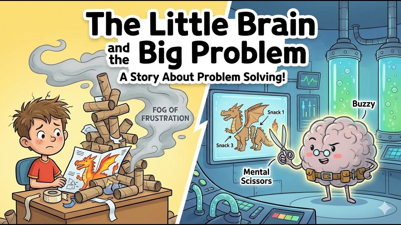 The Little Brain and the Big Problem | A Growth Mindset Story for Kids 🧠