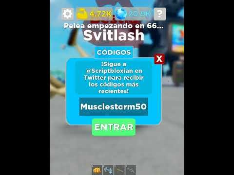 TODOS los CÓDIGOS de 💪MUSCLE LEGENDS💪 activos Y actualizados de