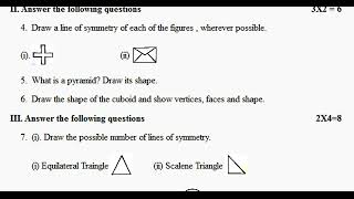 Famous 6th class mathematics formative assessment exam | class 6 fa4 maths question paper | fa4 maths 6th Wealth