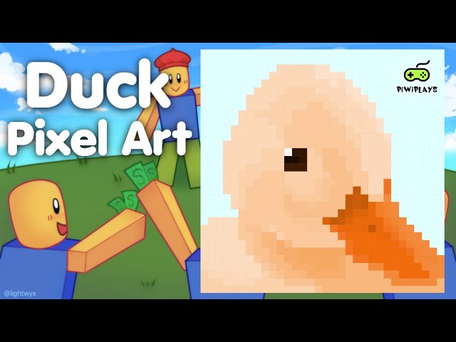 Facebook Art, Roblox, Pixel Art, Duck, Health, Pencil, Cyborg