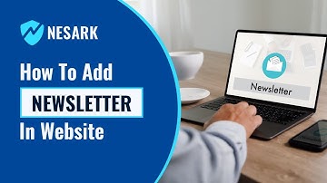 How to Add Newsletter in WordPress | Mailchimp Subscribe Form WordPress | Nesark