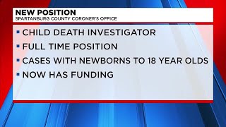 Spartanburg Co. Coroner’s Office to hire new child death investigator