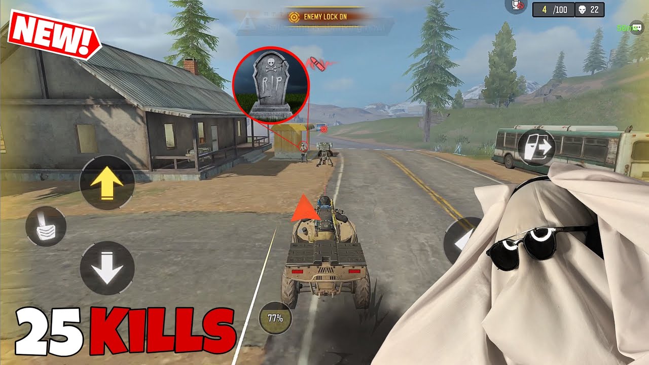 Call of duty mobile BR 25 Kills ( new update ) 😱 الان میمیرم