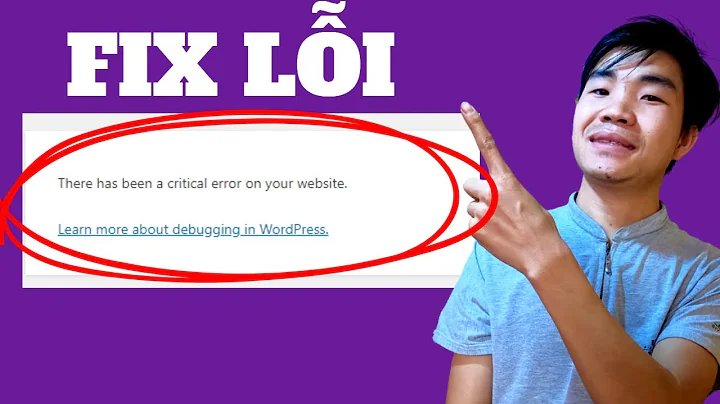 FIX LỖI WEBSITE 👉 There has been a critical error on your website WordPress