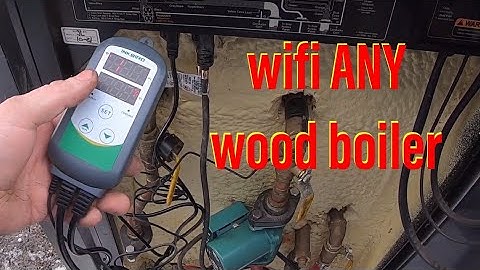 #Wi-Fi Outdoor #Wood #Boiler Temperature Monitoring for ANY Boiler