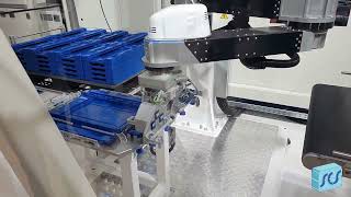 Foldable crate (fish) K2022 - SCS MOULD - KRAUSS MAFFEI IMM - CAMPETELLA AUTOMATION