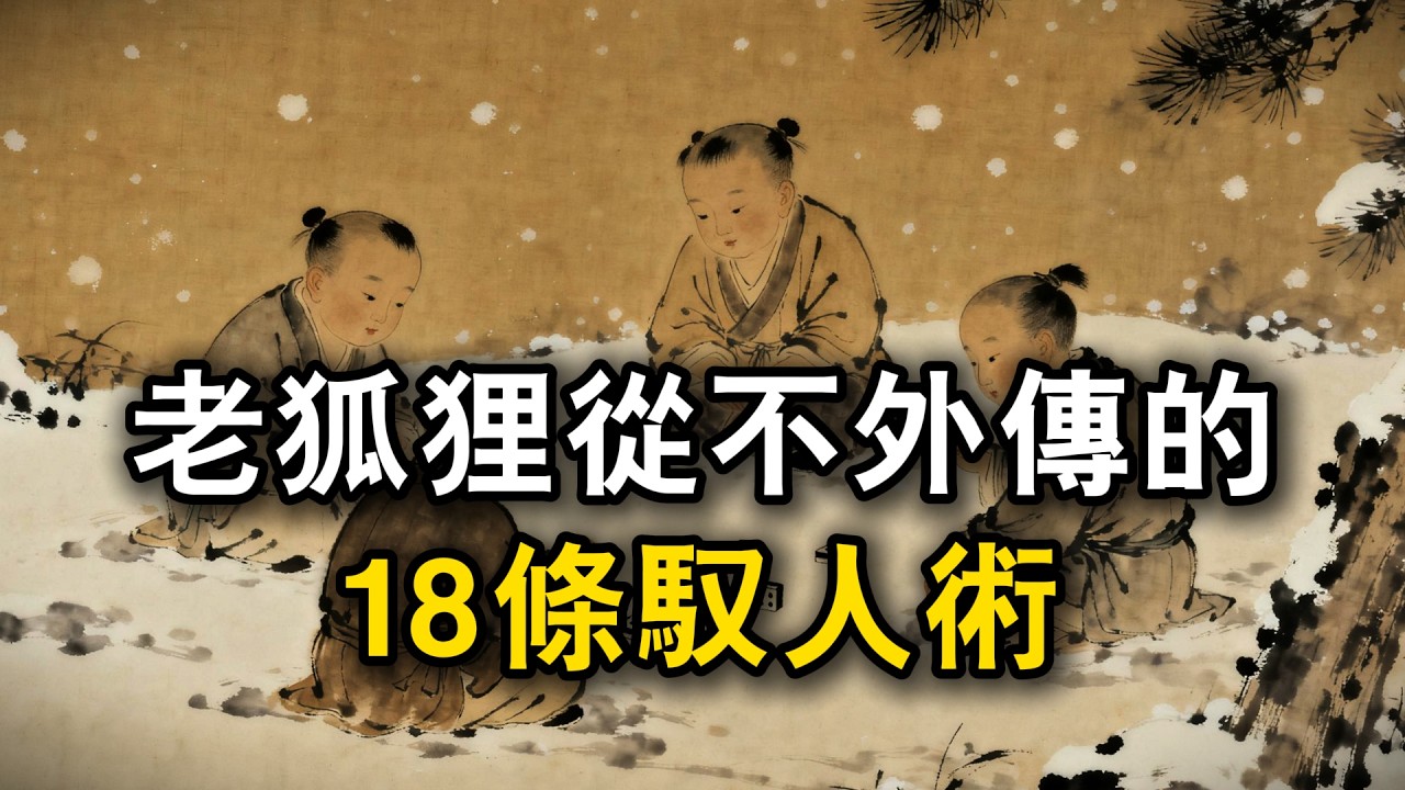 老狐狸從不外傳的18條馭人術#观人识人 #识人术 #强者思維 #認知 #自我提升 #認知覺醒 #爲人處世