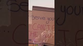 ANTI Tourism houses protest Alicante SPAIN
