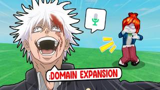 I TRAUMATIZED PEOPLE AS GOJO IN ROBLOX VC