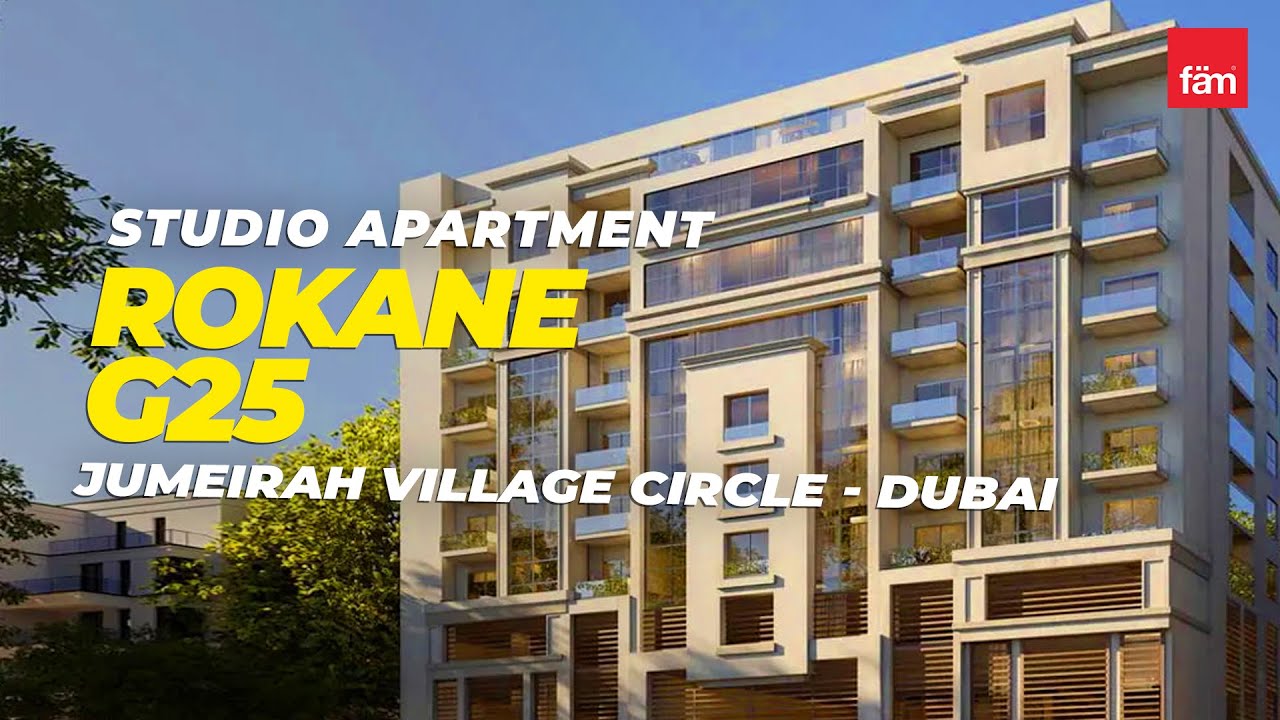 Spacious Studio Apartment in Rokane G25, JVC - Dubai - YouTube