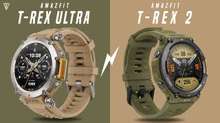 Amazfit T-Rex Ultra VS Amazfit T-Rex 2