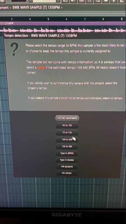 Fit ANY sample to Tempo in FL Studio #shorts