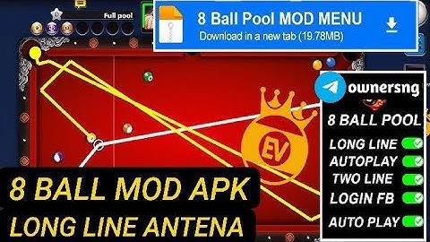 🚀 Latest 8ball Mod Menu Apk - Aimbot long line | Hacks 8ball pool 2025 