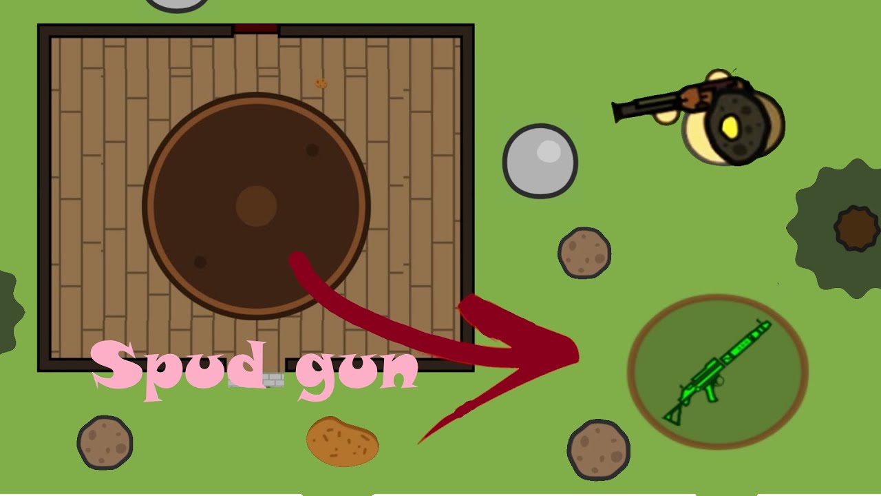 "SURVIV.IO" 15 KILLS IN THE POTATO MODE