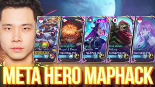 PRO PLAYER MAIN META HERO MAP HACK! - Mobile Legends
