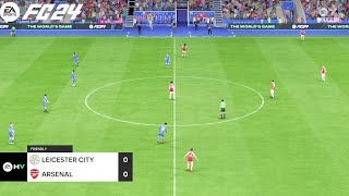 FC 24 | Arsenal vs Leicester City - Club Friendly - Full Gameplay