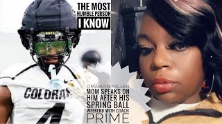 Omarion Miller MOM SPEAKS ON Him After Spring Ball Weekend With Coach Prime “HUMBLE”🦬