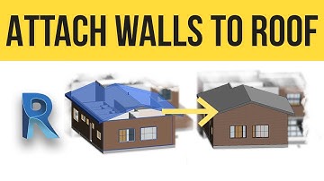 Revit – How to Attach Walls to Roof