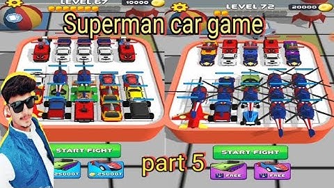 Superhero car Merge master Gameplay Walkthrough Part 5 New Levels #SmartGamerVlogs Android iOS 2023