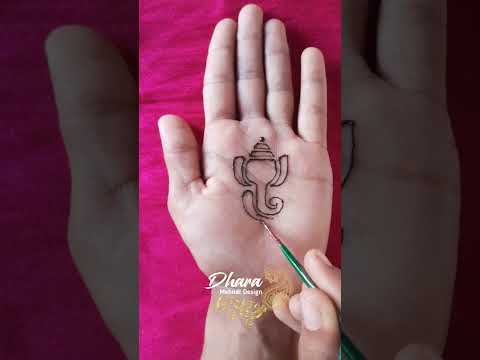 ganpati mehndi design