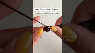 🎃 Balkabağı Kese Çanta & Esnek Kordon Sap Yapımı | Kolay Örgü Fikirleri