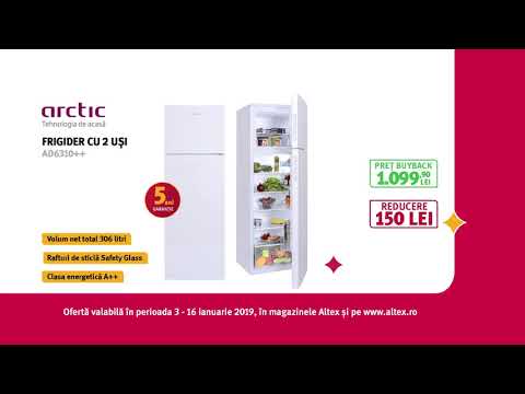 Frigider cu 2 usi ARCTIC AD6310++ | Super-Oferte din Belșug
