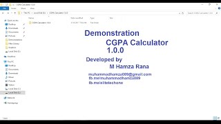 Gpa Cgpa calculator demonstration screenshot 5