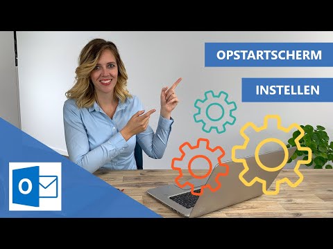 Outlook opstarten met agenda of takenlijst