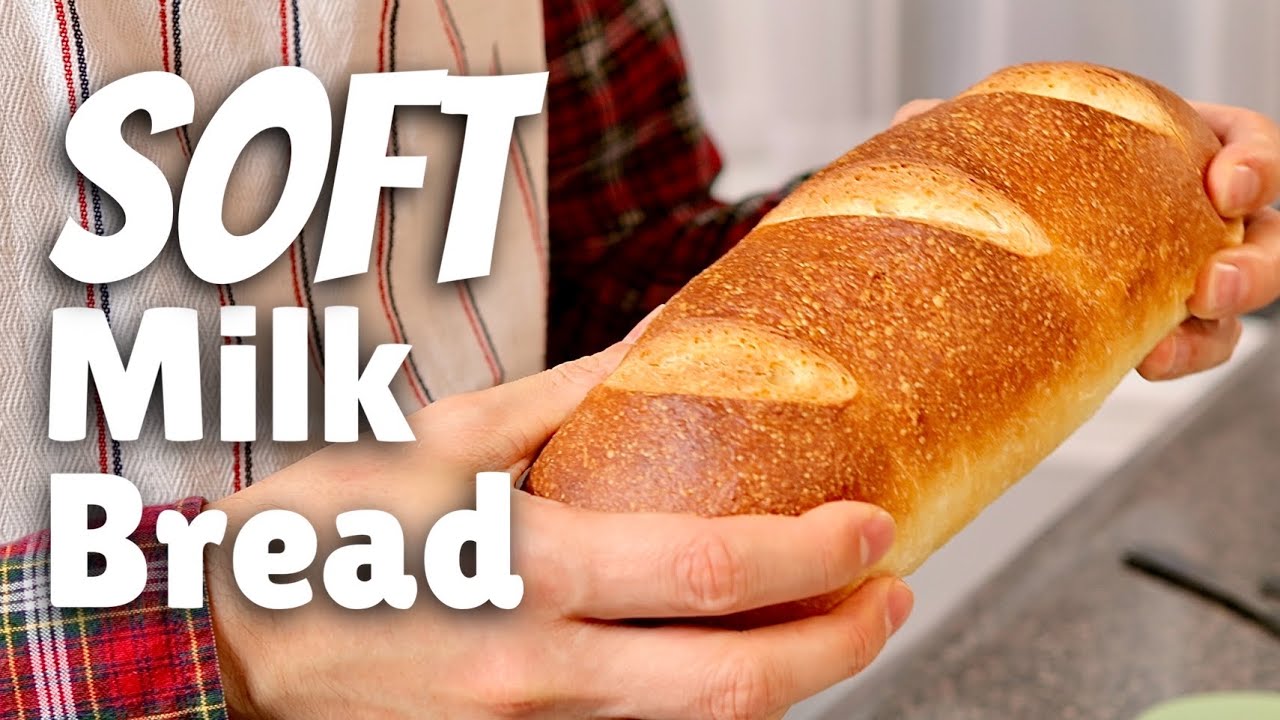 Soft French-Style Milk Bread at Home | Easy Bakery Bread in a Small Kitchen