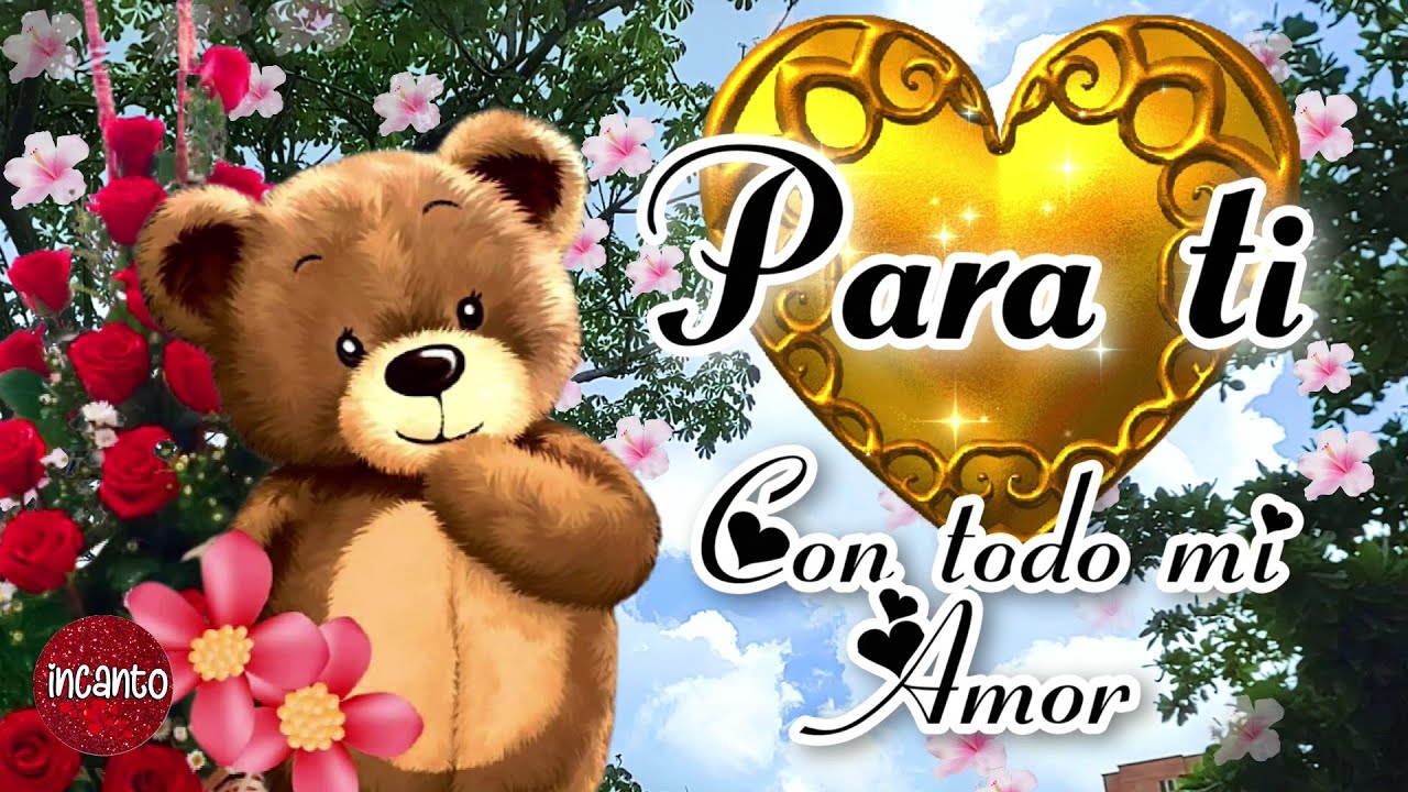 PARA TI CON TODO MI AMOR 🦢Te Amo ️Mensajes de amor con bonitas palabras ...