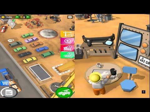 Scrapyard Tycoon Idle Game Gameplay Walkthrough