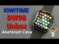KIWITIME DW98 Smartwatch Unbox-1.8 Inch HD Equal Edge Screen/Aluminum Case/Customize Watch Face