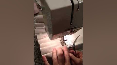 Quick and Easy Fork Pleats