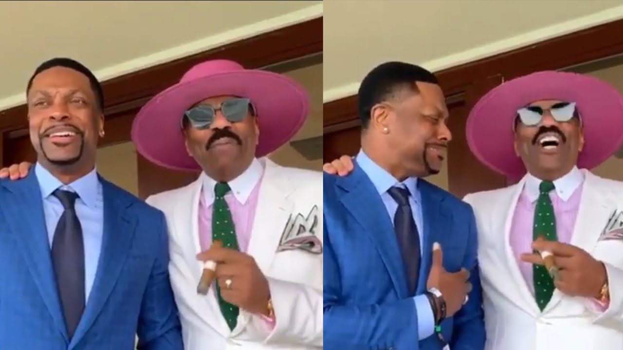 Chris Tucker & Steve Harvey Clowns Around At The Kentucky Derby YouTube