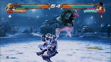 Marshall Law Slide into mixup tech | Tekken 7 Rank