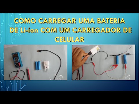 Vídeo: Você pode carregar uma bateria de lítio com um carregador NiCad?