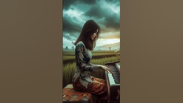 Thumbnail of Soulful Melodies: A Pianist's Emotional Journey in Traditional Kebaya Amidst Serene Rice Fields