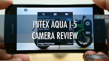 Intex Aqua i-5 Camera Review