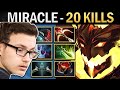 Shadow Fiend Dota Gameplay Miracle with Madness and 20 Kills