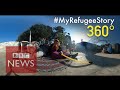 Lebanon refugee camp (360 video) - BBC News