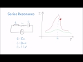 Resonance and q factor in series rlc ac circuits