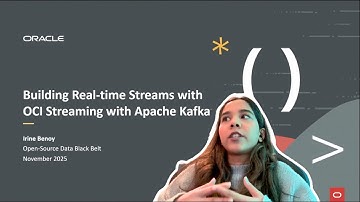 Developer Coaching - Building Real-Time Streams with OCI Streaming with Apache Kafka