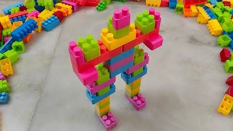 Satisfying DIY Robot,Ship/ASMR Building Blocks/block game Lego block #asmr#asmrsounds#buildingblocks