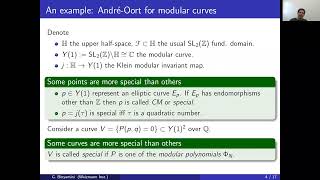 Gal Binyamini: Point counting for foliations in Diophantine geometry (NTWS 046)