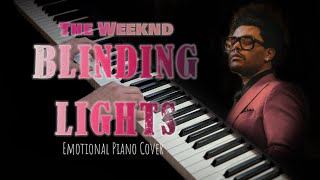 The Weeknd - Blinding Lights (Emotional piano cover | Sheet music) [ #1 Most Streamed Songs ]